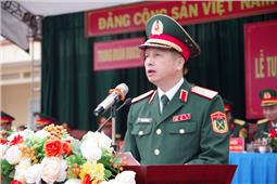 Trung đoàn 832 tổ chức tuyên thệ chiến sĩ mới năm 2025